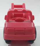 2000 Mattel Fisher Price Little People Red Plastic Ladder Fire Truck Toy Car Vehicle