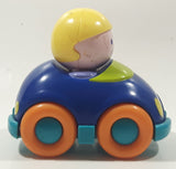 2002 Cosco Blue 4 3/4" Plastic Toy Car Vehicle