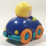 2002 Cosco Blue 4 3/4" Plastic Toy Car Vehicle