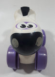 2009 Hasbro Playskool Wheel Pals Zebra Animal Shaped 3 1/2" Plastic Toy Car Vehicle