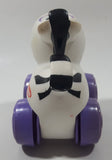 2009 Hasbro Playskool Wheel Pals Zebra Animal Shaped 3 1/2" Plastic Toy Car Vehicle