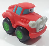 2005 Hasbro Tonka Red Car 4" Soft Rubber Toy Car Vehicle