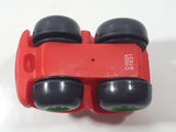 2005 Hasbro Tonka Red Car 4" Soft Rubber Toy Car Vehicle