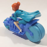 2017 McDonald's Universal Studios Despicable Me 3 Lucy Wilde Character 4 1/2" Long Plastic Toy Motorcycle Motorbike Vehicle