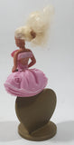 1994 McDonald's Mattel Barbie and Friends Locket Surprise Pink Dress 4 3/8" Tall Plastic Toy Figure