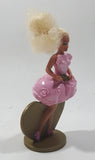 1994 McDonald's Mattel Barbie and Friends Locket Surprise Pink Dress 4 3/8" Tall Plastic Toy Figure