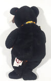 2008 Ty Beanie Babies Halloween Trickster The Black Bear Stuffed Plush Toy New with Tags