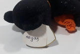 2008 Ty Beanie Babies Halloween Trickster The Black Bear Stuffed Plush Toy New with Tags