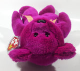 1999 2000 Ty Beanie Buddy Millennium Pink Teddy Bear 13" Tall Plush Stuffed Animal Toy New with Tags