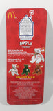 1999 McDonald's Ty Beanie Babies Maple The Bear White 5" Tall Plush Stuffed Animal Toy New in Package
