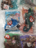 Set of 12 1998 McDonald's Ty Beanie Babies Stuffed Plush Toy New in Package