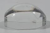 Octagon Shaped Dome 1 5/8" Clear Paper Weight Reverse Magnifier