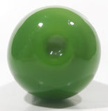 Vintage Art Glass Fruit Green Pear 4 1/2" Tall Ornament
