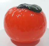 Vintage Art Glass Fruit Orange 3" Tall Ornament