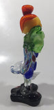 Vintage Murano Clown 7 1/2" Tall Art Glass Ornament