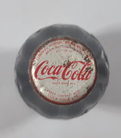 Vintage Coca-Cola 7 3/4" Tall 6oz Embossed Clear Glass Soda Pop Bottle Full Unopened