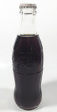 Vintage Coca-Cola 7 3/4" Tall 6oz Embossed Clear Glass Soda Pop Bottle Full Unopened