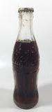 Vintage Coca-Cola 7 3/4" Tall 6oz Embossed Clear Glass Soda Pop Bottle Full Unopened