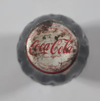 Vintage Coca-Cola 7 3/4" Tall 6oz Embossed Clear Glass Soda Pop Bottle Full Unopened