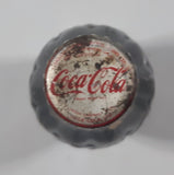 Vintage Coca-Cola 7 3/4" Tall 6oz Embossed Clear Glass Soda Pop Bottle Full Unopened
