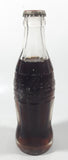 Vintage Coca-Cola 7 3/4" Tall 6oz Embossed Clear Glass Soda Pop Bottle Full Unopened