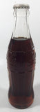Vintage Coca-Cola 7 3/4" Tall 6oz Embossed Clear Glass Soda Pop Bottle Full Unopened