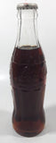 Vintage Coca-Cola 7 3/4" Tall 6oz Embossed Clear Glass Soda Pop Bottle Full Unopened