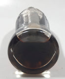 Vintage Coca-Cola 7 3/4" Tall 6oz Embossed Clear Glass Soda Pop Bottle Full Unopened