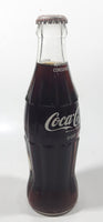 Vintage Coca-Cola 7 3/4" Tall 200mL Clear Glass Soda Pop Bottle Full Unopened