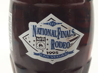 1995 Coca-Cola Classic NFR National Finals Rodeo Las Vegas Nevada 7 3/4" Tall 8 Fl oz 237mL Glass Soda Pop Bottle Full Unopened