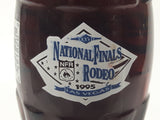 1995 Coca-Cola Classic NFR National Finals Rodeo Las Vegas Nevada 7 3/4" Tall 8 Fl oz 237mL Glass Soda Pop Bottle Full Unopened