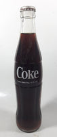Vintage Coca-Cola Coke 9 1/2" Tall 10oz Glass Soda Pop Bottle Full Unopened