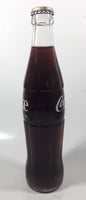 Vintage Coca-Cola Coke 9 1/2" Tall 10oz Glass Soda Pop Bottle Full Unopened