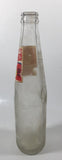 Vintage Coca-Cola Coke 45 Cent 9 1/2" Tall 355ml Paper Label Thumbprint Blurred Glass Soda Pop Bottle