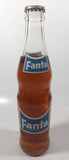 Vintage Fanta Orange 9 3/4" Tall 10 Fl Ozs Glass Soda Pop Bottle Full Unopened