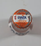 Vintage Fanta Orange 9 3/4" Tall 10 Fl Oz Ribbed Glass Soda Pop Bottle Full Unopened