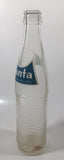 Vintage Fanta Orange 9 3/4" Tall 10 Fl Ozs Ribbed Glass Soda Pop Bottle