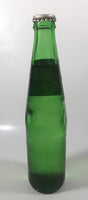 Vintage Sprite 9 3/4" Tall 300ml Paper Label Thumbprint Blurred Green Glass Soda Pop Bottle Full Unopened
