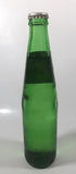 Vintage Sprite 9 3/4" Tall 300ml Paper Label Thumbprint Blurred Green Glass Soda Pop Bottle Full Unopened