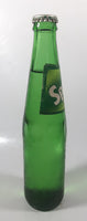 Vintage Sprite 9 3/4" Tall 300ml Paper Label Thumbprint Blurred Green Glass Soda Pop Bottle Full Unopened