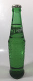 Vintage Sprite 9 3/4" Tall 10 Fl Oz Hobnail Green Glass Soda Pop Bottle Full Unopened