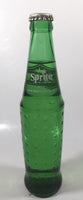 Vintage Sprite 9 3/4" Tall 10 Fl Oz Hobnail Green Glass Soda Pop Bottle Full Unopened