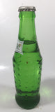 Vintage Sprite 7 3/4" Tall 7 Fl Oz Hobnail Green Glass Soda Pop Bottle Full Unopened