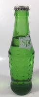 Vintage Sprite 7 3/4" Tall 7 Fl Oz Hobnail Green Glass Soda Pop Bottle Full Unopened