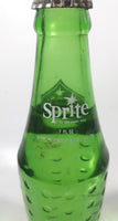 Vintage Sprite 7 3/4" Tall 7 Fl Oz Hobnail Green Glass Soda Pop Bottle Full Unopened