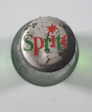 Vintage Sprite 7 3/4" Tall 7 Fl Oz Hobnail Green Glass Soda Pop Bottle Full Unopened