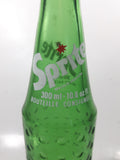 Vintage Sprite 9 3/4" Tall 300mL 10.6 Fl Oz Hobnail Green Glass Soda Pop Bottle
