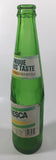 Vintage Fresca Unique Citrus Taste 9 3/4" Tall 300mL Paper Label Green Glass Soda Pop Bottle