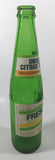 Vintage Fresca Unique Citrus Taste 9 3/4" Tall 300mL Paper Label Green Glass Soda Pop Bottle