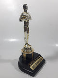 Hollywood Best Dram Queen Silver Tone Oscar 8 1/4" Tall Plastic Trophy Award Statue